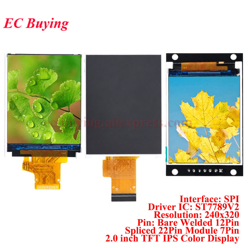 Tft Display 2.4 - 2.0 inch TFT IPS Color LCD