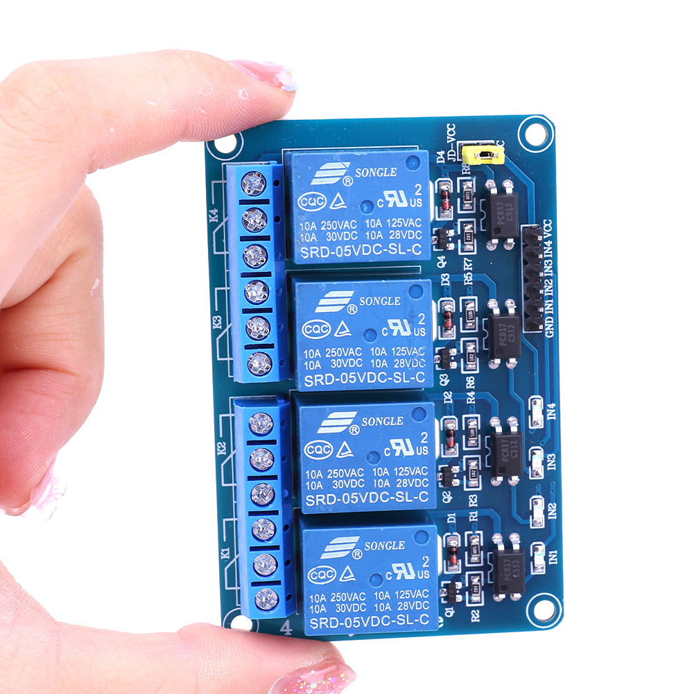 5V 12V 4 Channel Relay Board w - Relay Module 4 Channel 评论和价格