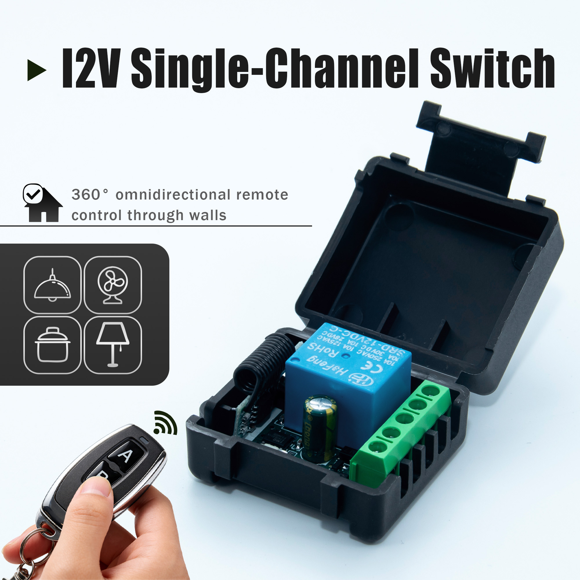DC 12V 433MHz Wireless Remote  - Ir Remote Module 评论和价格