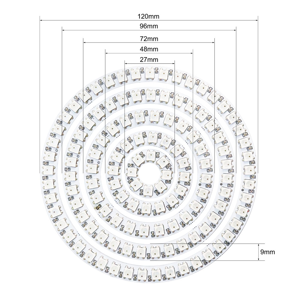 WS2812b Led Ring Addressable 8 - Ws2812B Strip 5V 评论和价格