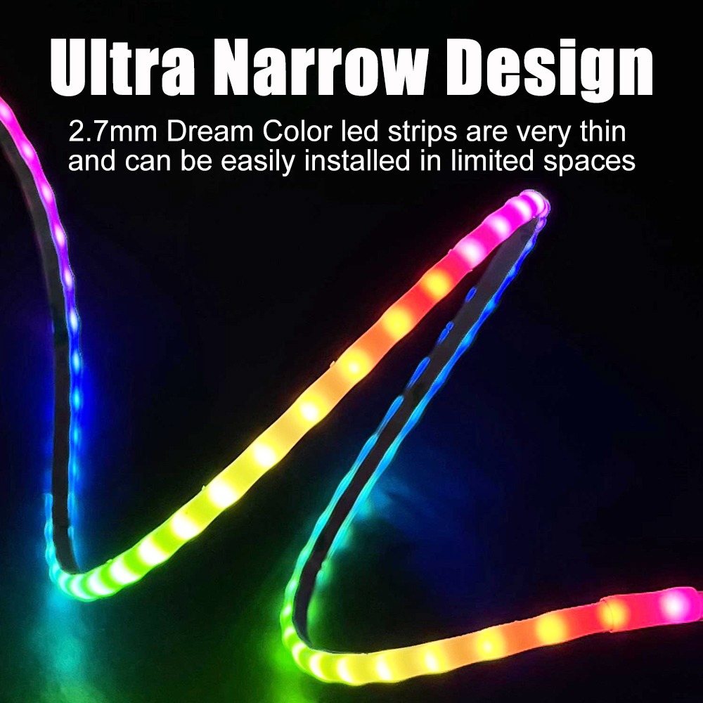 DC5V 2.7mm Ultra Narrow WS2812 - Ws2812B Strip 5V 评论和价格