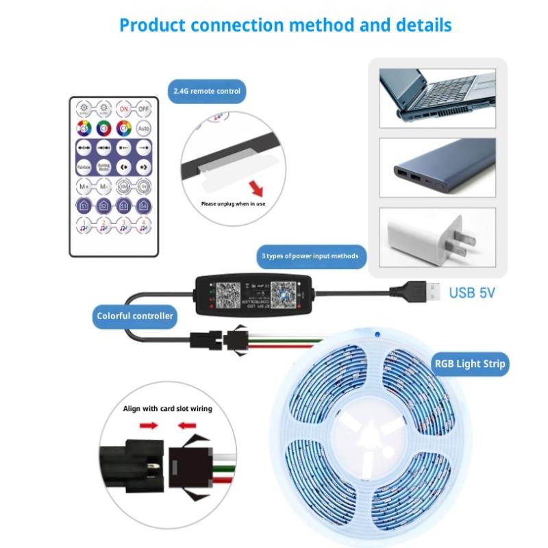 WS2812B Bluetooth Music LED Co - Ws2812B Strip 5V 评论和价格