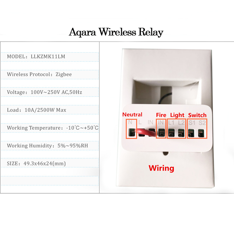 Original Aqara Smart Two-way C - Relay Module 1 Channel 评论和价格