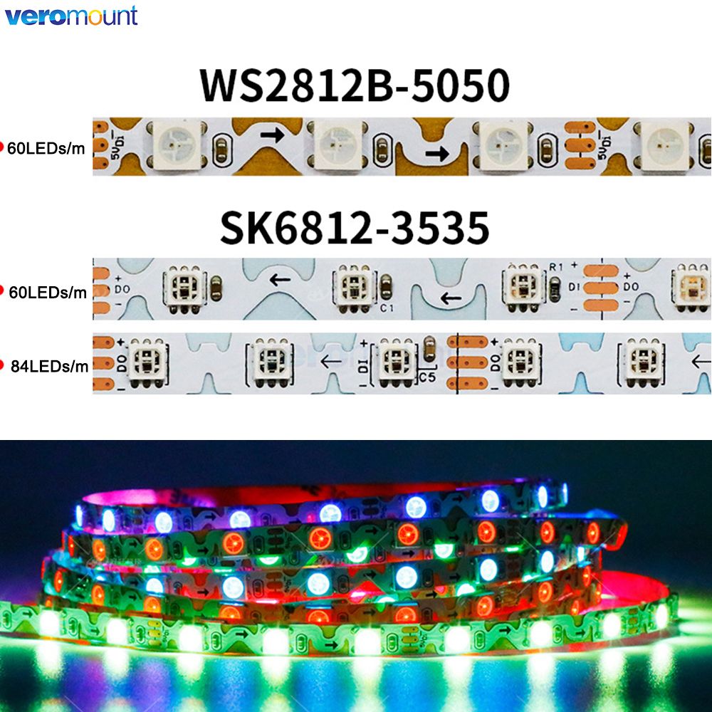 6mm Narrow With PCB S Shape Fl - Ws2812B Strip 5V 评论和价格