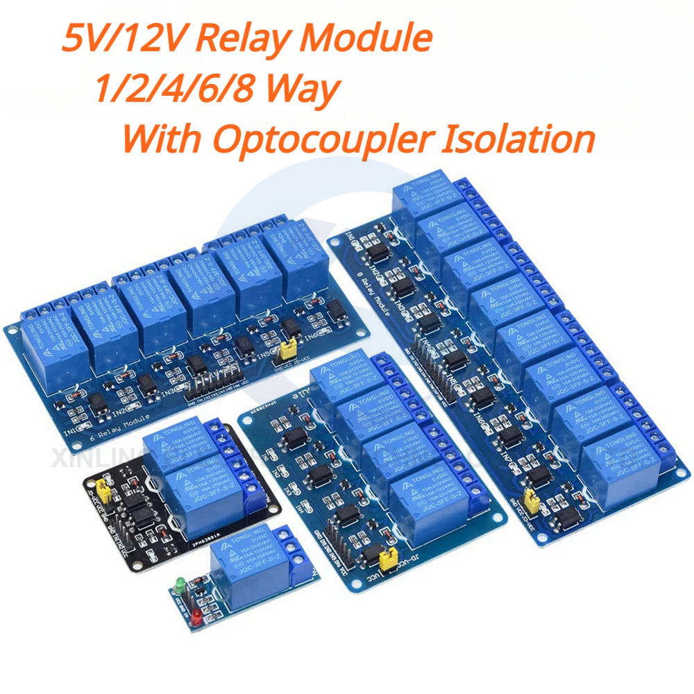 5/12V 1/2/4/6/8 Channel Relay  - Relay Module 1 Channel 评论和价格