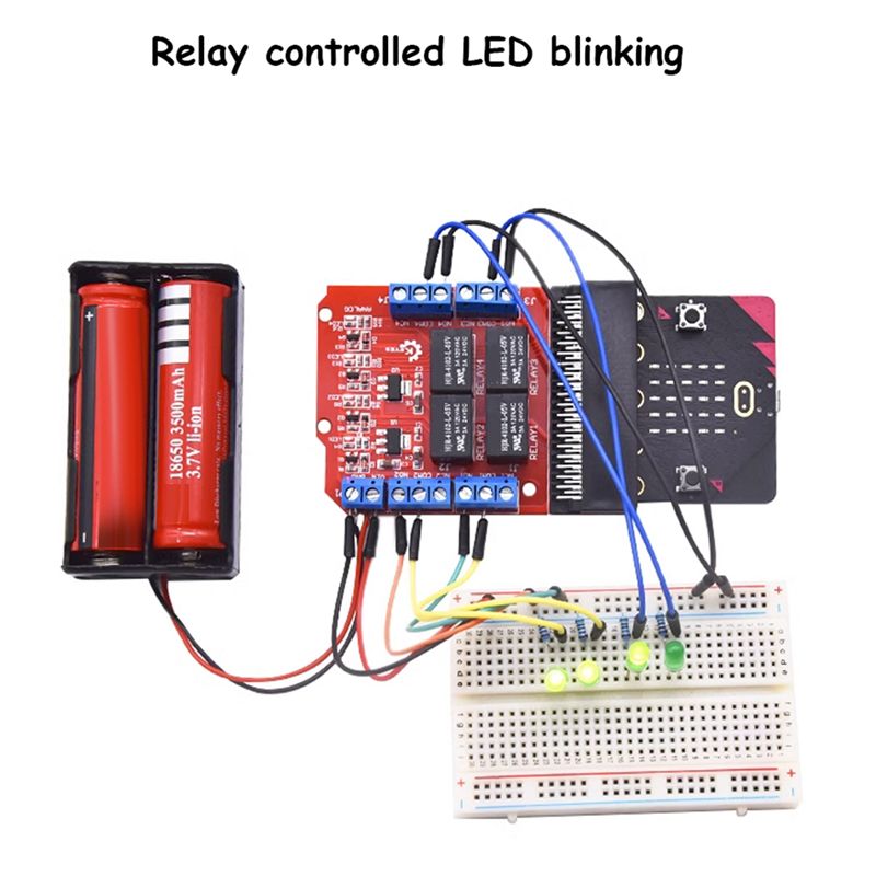 A64I Microbit 4 Channel Relay  - Relay Module 4 Channel 评论和价格