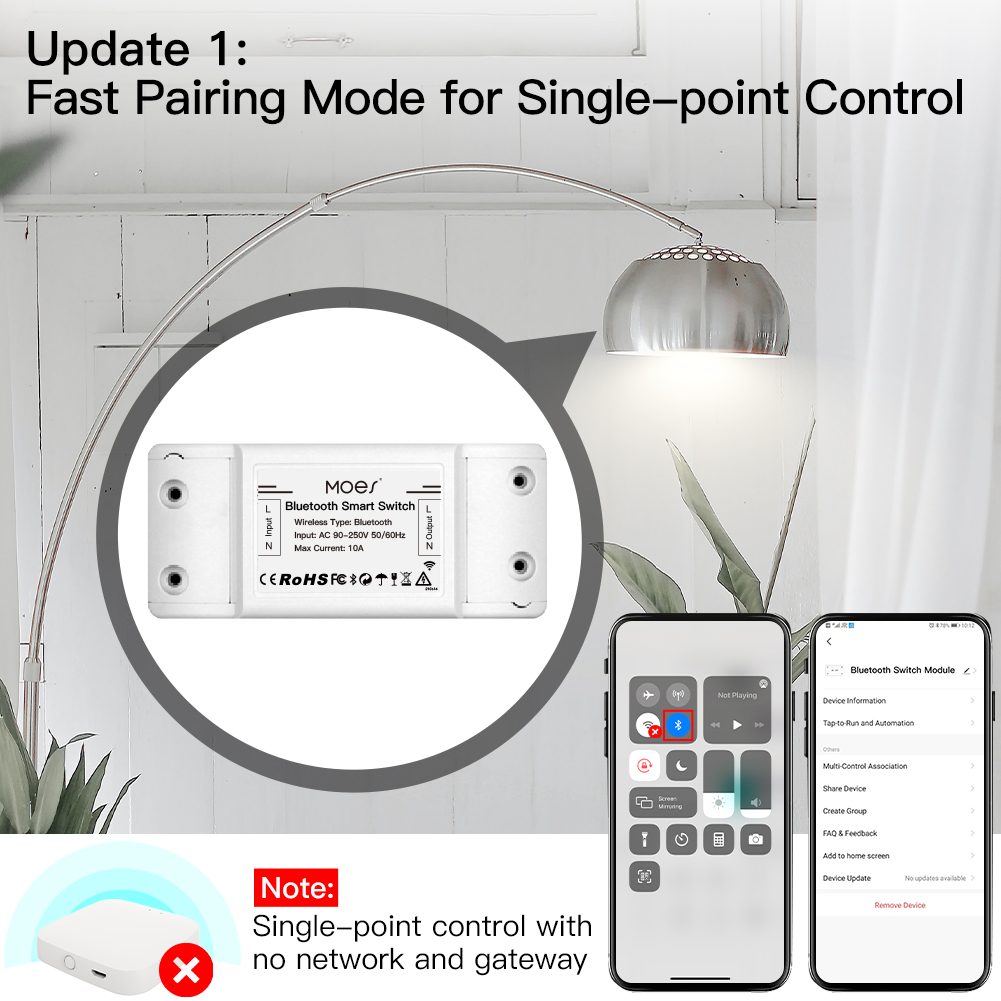 MOES Bluetooth Smart Switch Re - Joystick Module 评论和价格