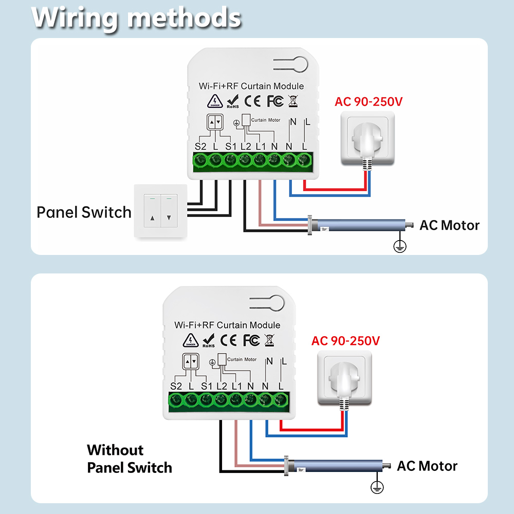 Tuya WiFi Smart Curtain Switch - Ir Remote Module 评论和价格