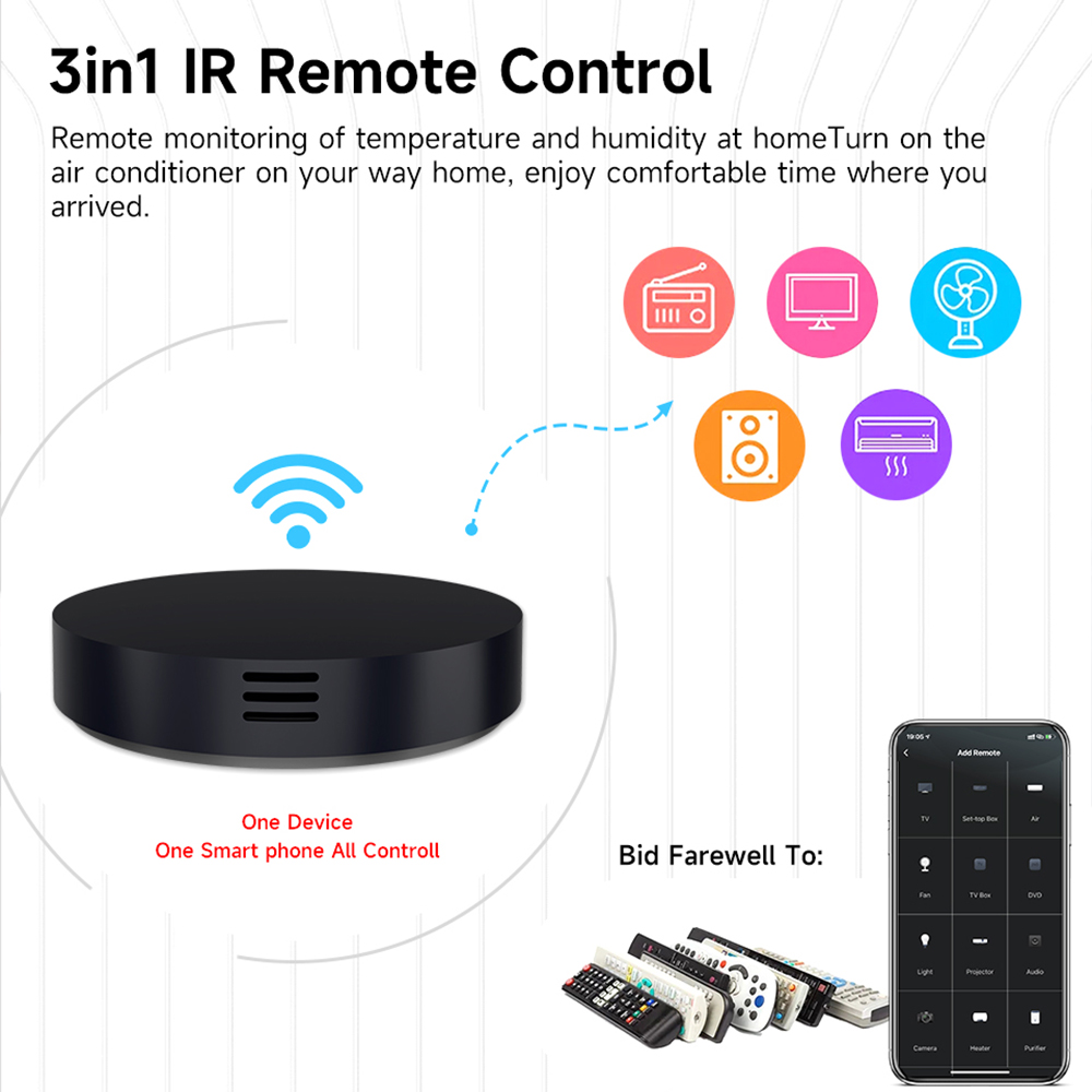 Tuya WiFi 3-in-1 IR Remote wit - Ir Remote Module 评论和价格