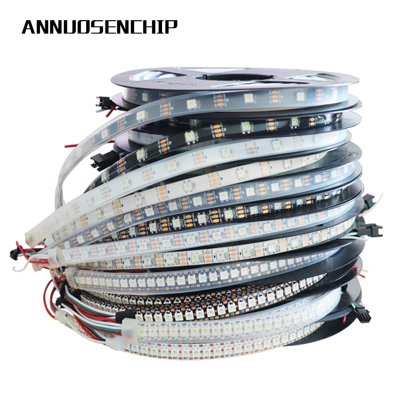 1m/5m WS2812B 30/60/144 leds/m - Ws2812B Strip 5V 评论和价格